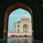 Arched Entrance Arched Entrance Taj Mahal