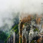 Foggy Pillar Rocks Pillar rocks
